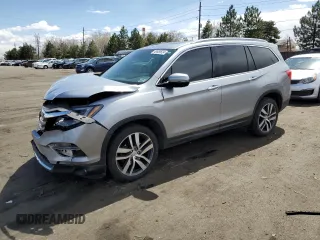 2016 Honda Pilot Elite with VIN 5FNYF6H05GB120106, listed as a Copart auction lot 49559524 with 104,682 mi miles and Salvage Title. Bid and sale history available at carsss.com. Image 1.