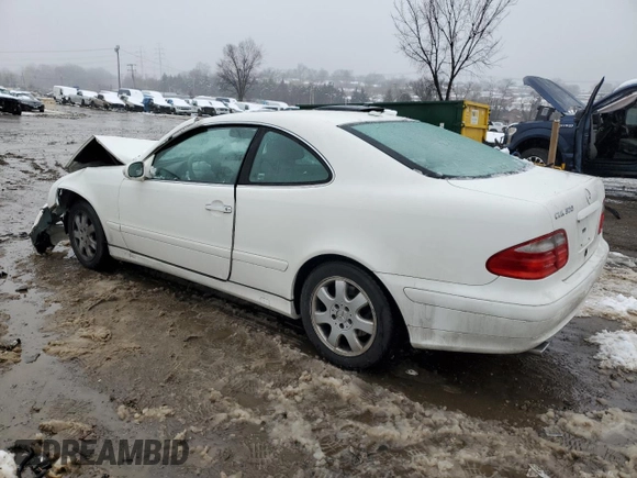 2002 Mercedes-Benz CLK 320/430 with VIN WDBLJ65G82T126125, listed as a Copart auction lot 44887835 with Not Provided miles and Salvage Title. Bid and sale history available at DreamBid. Image 2.