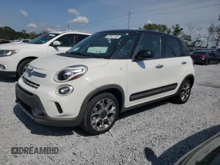 2014 FIAT 500L Trekking z VIN ZFBCFADH9EZ015734, wystawiony jako Copart lot #57647185 z przebiegiem 67 302 mil mil oraz Szkoda całkowita • Salvage title. Historia ofert i sprzedaży dostępna na DreamBid. Obrazek 1.