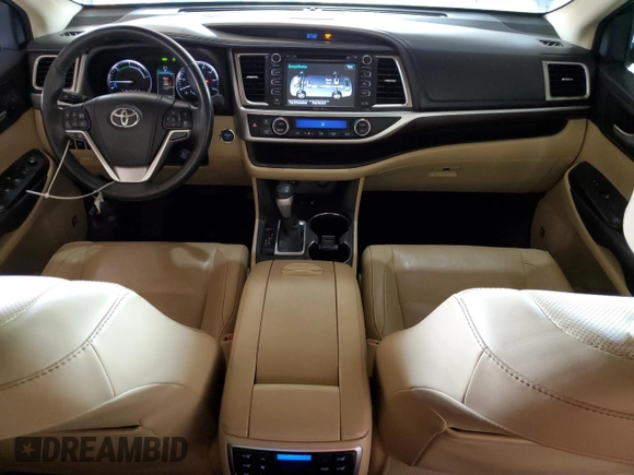 2015 Toyota Highlander Limited with VIN 5TDDCRFHXFS008056, listed as a Copart auction lot 58560055 with 157,155 mi miles and Salvage title. Bid and sale history available at DreamBid. Image 8.
