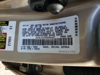 2009 Toyota Corolla with VIN 1NXBU40E59Z054167, listed as a Copart auction lot 87314624 with 141,235 mi miles and Salvage Title. Bid and sale history available at carsss.com. Image 12.