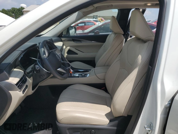 2024 Infiniti QX60 Luxe with VIN 5N1DL1FS7RC338753, listed as a Copart auction lot 61552565 with 24,667 mi miles and Salvage title. Bid and sale history available at DreamBid. Image 7.