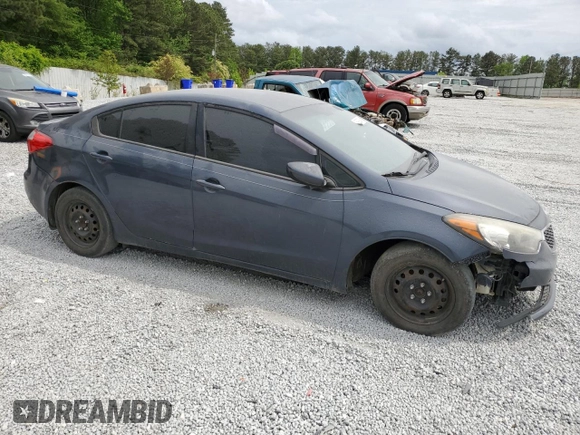 2016 Kia Forte LX with VIN KNAFK4A61G5487556, listed as a Copart auction lot 53928845 with 166,329 mi miles and Clean Title. Bid and sale history available at carsss.com. Image 4.