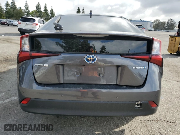 2022 Toyota Prius L Eco with VIN JTDKAMFU9N3169978, listed as a Copart auction lot 51473665 with 52,688 mi miles and Salvage Title. Bid and sale history available at carsss.com. Image 6.