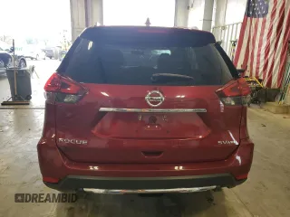 2018 Nissan Rogue SV with VIN 5N1AT2MVXJC703811, listed as a Copart auction lot 54958985 with 170,437 mi miles and Non Repairable. Bid and sale history available at DreamBid. Image 6.
