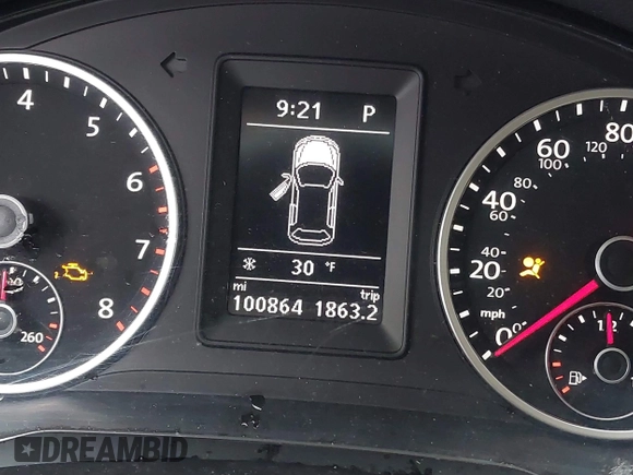 2016 Volkswagen Tiguan S with VIN WVGBV7AX2GW550558, listed as a IAAI auction lot 41553304 with 100,864 mi miles and . Bid and sale history available at DreamBid. Image 7.