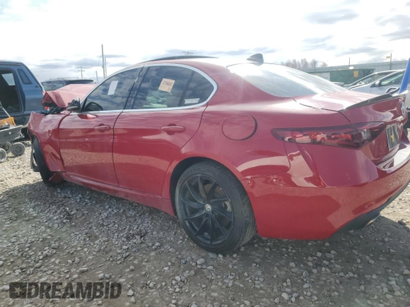 2017 Alfa Romeo Giulia z VIN ZARFAEBN7H7537325, wystawiony jako Copart lot #47110115 z przebiegiem Nie podano mil oraz Szkoda całkowita • Salvage title. Historia ofert i sprzedaży dostępna na DreamBid. Obrazek 2.