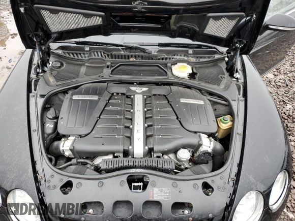 2010 Bentley Continental GT with VIN SCBDP3ZA9AC062817, listed as a Copart auction lot 73522504 with 82,791 mi miles and Clean Title. Bid and sale history available at DreamBid. Image 11.