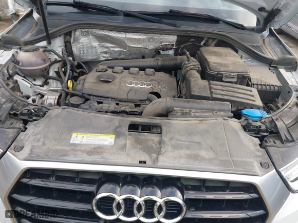 2018 Audi Q3 Premium with VIN WA1BCCFSXJR028356, listed as a IAAI auction lot 41761544 with 82,877 mi miles. Bid and sale history available at carsss.com. Image 10.