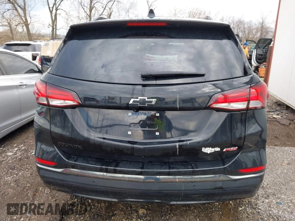 2023 Chevrolet Equinox RS with VIN 3GNAXMEG8PL251348, listed as a IAAI auction lot 41639260 with 20,794 mi miles. Bid and sale history available at carsss.com. Image 16.