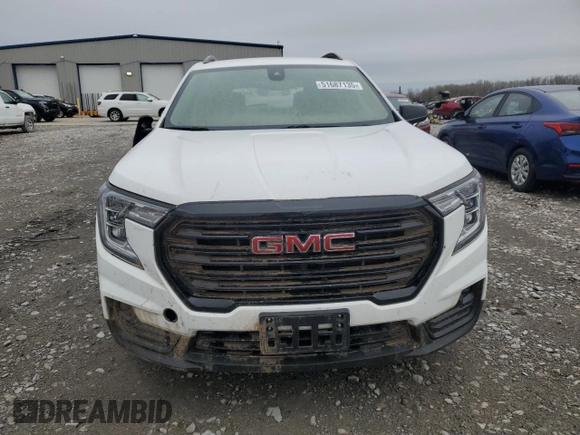2022 GMC Terrain SLT with VIN 3GKALVEV7NL302641, listed as a Copart auction lot 51687135 with 43,258 mi miles and Salvage Title. Bid and sale history available at carsss.com. Image 5.