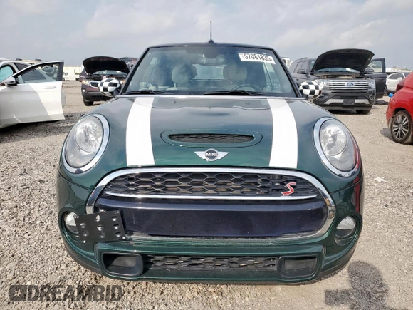2017 MINI Convertible Cooper S with VIN WMWWG9C31H3C81249, listed as a Copart auction lot 57081835 with 49,378 mi miles and Salvage title. Bid and sale history available at DreamBid. Image 5.