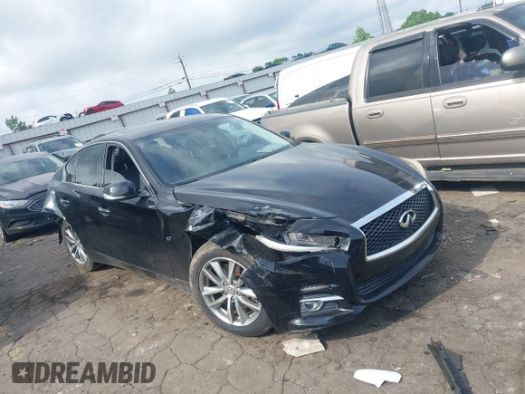 2014 Infiniti Q50 z VIN JN1BV7AP7EM677449, wystawiony jako IAAI lot #42278173 z przebiegiem 116 357 mil mil oraz . Historia ofert i sprzedaży dostępna na DreamBid. Obrazek 1.