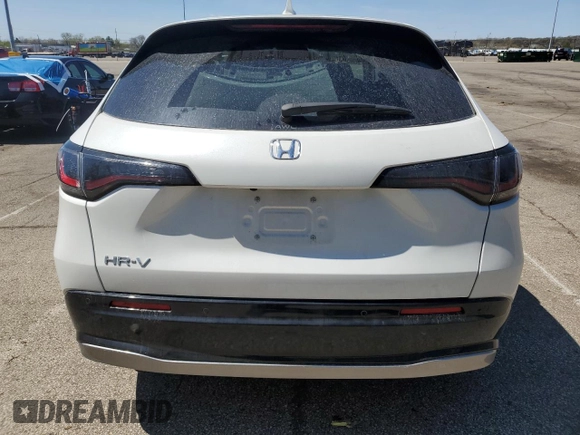 2024 Honda HR-V EX-L with VIN 3CZRZ2H70RM708599, listed as a Copart auction lot 53356745 with 18,419 mi miles and Salvage title. Bid and sale history available at DreamBid. Image 6.