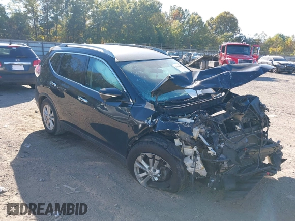 2014 Nissan Rogue SV with VIN 5N1AT2MT8EC793447, listed as a IAAI auction lot 37800482 with 165,659 mi miles and . Bid and sale history available at DreamBid. Image 1.