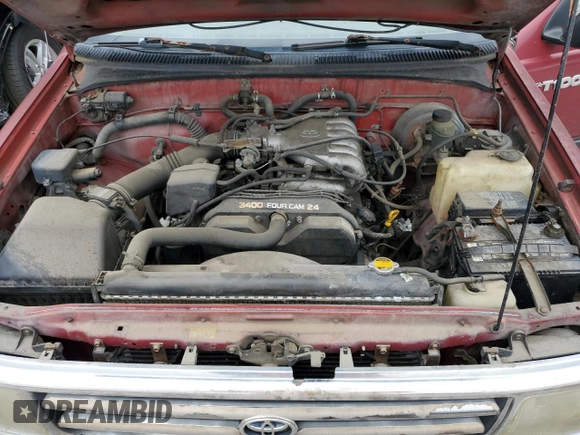 1996 Toyota T100 DX z VIN JT4TN12D9T0019400, wystawiony jako Copart lot #61257125 z przebiegiem 248 396 mil mil oraz Czysty tytuł • Clean title. Historia ofert i sprzedaży dostępna na DreamBid. Obrazek 12.