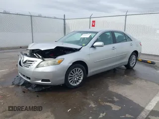 2009 Toyota Camry LE with VIN 4T1BK46K39U581157, listed as a IAAI auction lot 41827143 with 107,664 mi miles. Bid and sale history available at carsss.com. Image 2.