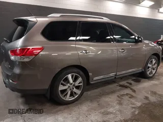 2013 Nissan Pathfinder SV with VIN 5N1AR2MM9DC689684, listed as a IAAI auction lot 41749471 with 162,065 mi miles. Bid and sale history available at carsss.com. Image 4.