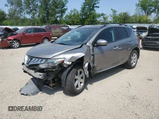 2009 Nissan Murano LE with VIN JN8AZ18W29W120860, listed as a Copart auction lot 62857124 with 199,955 mi miles and Non Repairable. Bid and sale history available at carsss.com. Image 1.