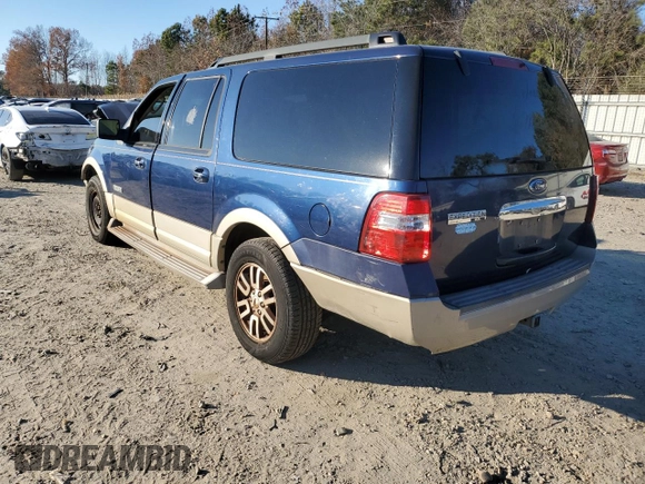 2008 Ford Expedition EL Eddie Bauer with VIN 1FMFK17508LA25949, listed as a Copart auction lot 83388074 with 146,820 mi miles and Salvage Title. Bid and sale history available at carsss.com. Image 2.