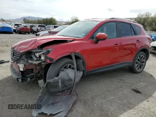 2016 Mazda CX-5 Grand Touring with VIN JM3KE4DY0G0820954, listed as a Copart auction lot 48027785 with 152,448 mi miles and Salvage Title. Bid and sale history available at carsss.com. Image 1.