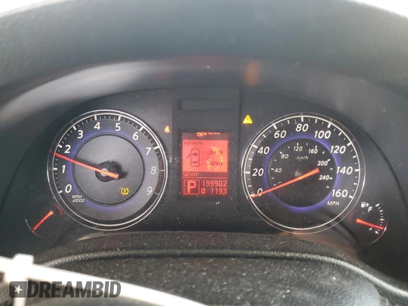 2007 Infiniti G35 Journey with VIN JNKBV61E77M709176, listed as a Copart auction lot 55491235 with 199,902 mi miles and Salvage Title. Bid and sale history available at DreamBid. Image 9.