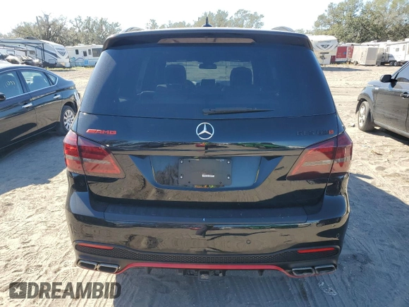 2017 Mercedes-Benz GLS with VIN 4JGDF7FE0HA878427, listed as a Copart auction lot 83296594 with 71,812 mi miles and Clean Title. Bid and sale history available at carsss.com. Image 6.