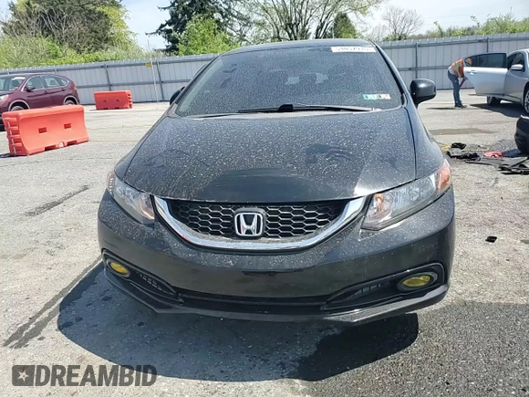 2013 Honda Civic LX with VIN 19XFB2F5XDE002161, listed as a Copart auction lot 54057915 with 94,757 mi miles and Salvage Title. Bid and sale history available at DreamBid. Image 13.