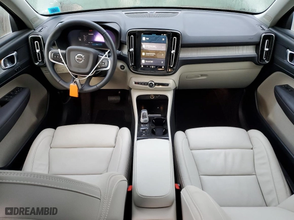 2024 Volvo XC40 Plus Bright Theme with VIN YV4L12UE0R2303399, listed as a Copart auction lot 74531594 with 7,281 mi miles and Salvage Title. Bid and sale history available at carsss.com. Image 8.