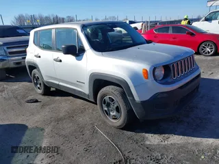 2015 Jeep Renegade Sport with VIN ZACCJBAT9FPB33860, listed as a IAAI auction lot 41406271 with 172,649 mi miles and . Bid and sale history available at DreamBid. Image 1.