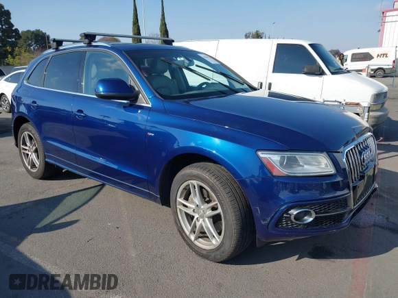 2014 Audi Q5 Premium Plus with VIN WA1DGBFP0EA023321, listed as a IAAI auction lot 41429754 with 90,025 mi miles. Bid and sale history available at carsss.com. Image 1.
