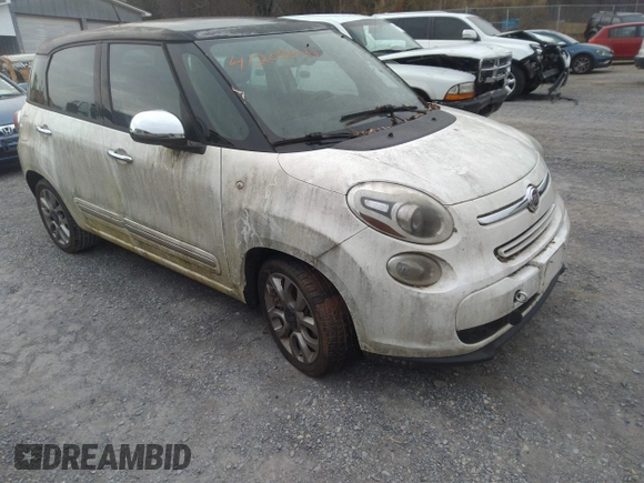 2014 FIAT 500L Lounge with VIN ZFBCFACH9EZ004072, listed as a IAAI auction lot 41205641 with 109,394 mi miles and . Bid and sale history available at DreamBid. Image 1.