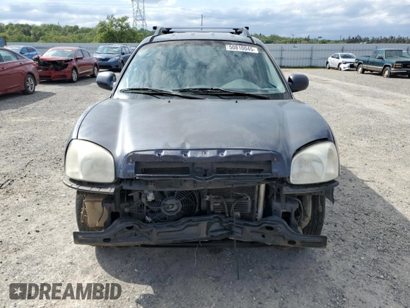 2005 Hyundai Santa Fe GLS with VIN KM8SC73D25U868391, listed as a Copart auction lot 50810045 with 119,074 mi miles and Salvage Title. Bid and sale history available at carsss.com. Image 5.