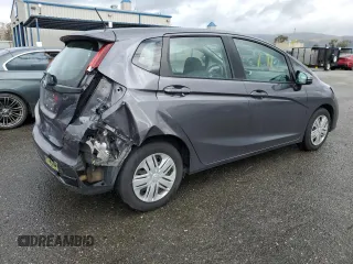 2019 Honda Fit LX with VIN 3HGGK5H41KM711415, listed as a Copart auction lot 45196655 with 67,762 mi miles and Salvage Title. Bid and sale history available at carsss.com. Image 3.