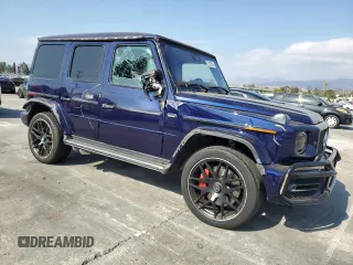 2020 Mercedes-Benz G 63 AMG with VIN W1NYC7HJXLX340812, listed as a Copart auction lot 72523194 with 46,246 mi miles and Salvage Title. Bid and sale history available at DreamBid. Image 4.