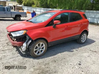 2020 Ford EcoSport SE z VIN MAJ3S2GE7LC319148, wystawiony jako Copart lot #54103845 z przebiegiem 92 735 mil mil oraz Szkoda całkowita • Salvage title. Historia ofert i sprzedaży dostępna na DreamBid. Obrazek 1.