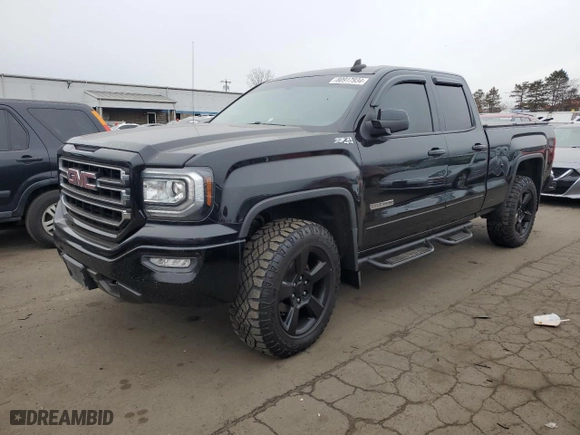 2018 GMC Sierra 1500 SLE with VIN 1GTV2MEC7JZ141283, listed as a Copart auction lot 80917934 with 118,608 mi miles and Salvage Title. Bid and sale history available at carsss.com. Image 1.