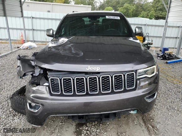 2017 Jeep Grand Cherokee Limited with VIN 1C4RJFBG1HC605172, listed as a Copart auction lot 70415814 with 115,165 mi miles and Salvage Title. Bid and sale history available at carsss.com. Image 5.