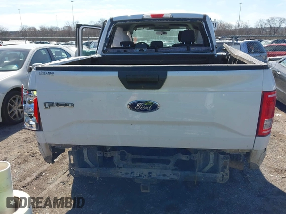 2017 Ford F-150 XL with VIN 1FTEW1EF6HKE43891, listed as a IAAI auction lot 41662152 with 75,950 mi miles. Bid and sale history available at carsss.com. Image 16.