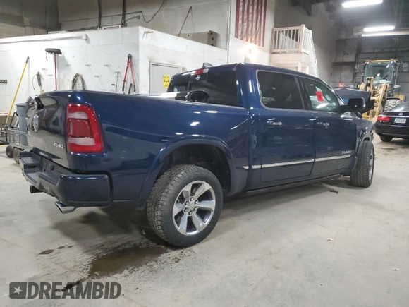 2020 Ram 1500 Limited with VIN 1C6SRFHT3LN147234, listed as a Copart auction lot 53743285 with Not provided miles and Salvage title. Bid and sale history available at DreamBid. Image 3.