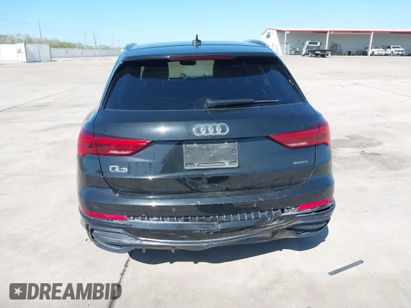 2021 Audi Q3 S line Premium Plus with VIN WA1EECF3XM1133790, listed as a IAAI auction lot 41870016 with 43,794 mi miles and . Bid and sale history available at DreamBid. Image 16.