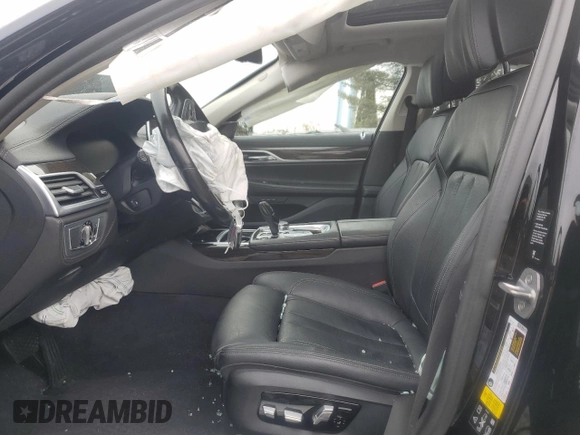 2020 BMW 7 Series 740i xDrive with VIN WBA7T4C01LGF97390, listed as a Copart auction lot 47639165 with Not provided miles and Salvage title. Bid and sale history available at DreamBid. Image 7.