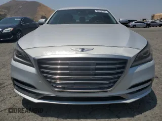 2018 Genesis G80 3.8L with VIN KMHGN4JEXJU244102, listed as a Copart auction lot 58548255 with 53,873 mi miles and Salvage title. Bid and sale history available at DreamBid. Image 5.
