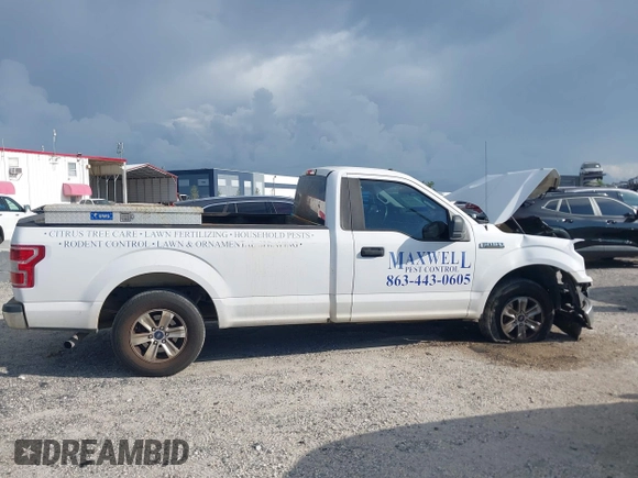 2019 Ford F-150 XL with VIN 1FTMF1CB3KKD35652, listed as a IAAI auction lot 42463370 with 96,129 mi miles and . Bid and sale history available at DreamBid. Image 13.