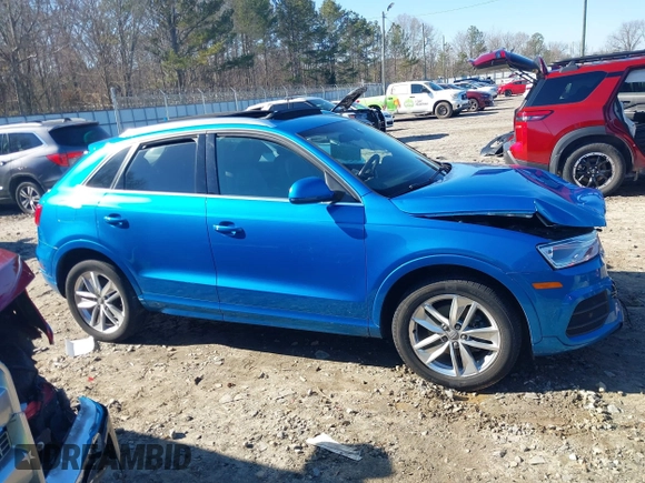 2016 Audi Q3 Premium Plus with VIN WA1BFCFS9GR013895, listed as a IAAI auction lot 41501516 with 79,866 mi miles and . Bid and sale history available at DreamBid. Image 12.