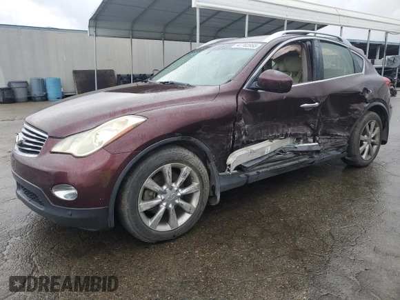 2012 Infiniti EX35 Journey with VIN JN1AJ0HP1CM401060, listed as a Copart auction lot 47703955 with 132,827 mi miles and Salvage Title. Bid and sale history available at carsss.com. Image 1.