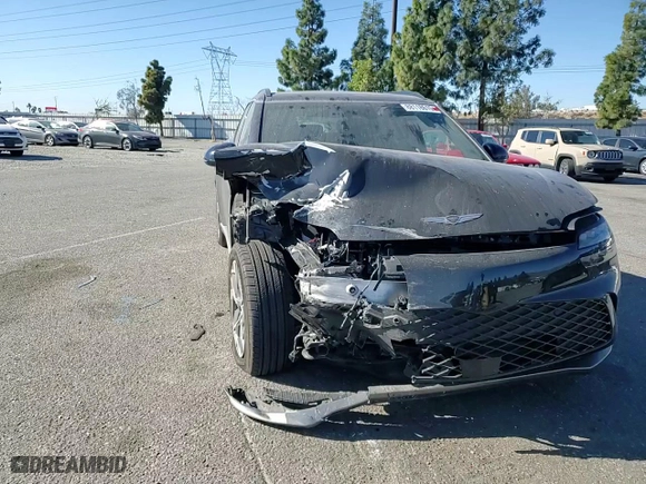 2024 Genesis GV60 Standard with VIN KMUKB4SA8RU022198, listed as a Copart auction lot 88118615 with 21,560 mi miles and Salvage Title. Bid and sale history available at carsss.com. Image 11.
