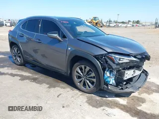 2021 Lexus UX 250h F Sport z VIN JTHR9JBH3M2052706, wystawiony jako IAAI lot #42321784 z przebiegiem 23 290 mil mil oraz . Historia ofert i sprzedaży dostępna na DreamBid. Obrazek 1.