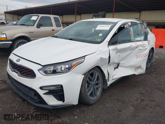 2021 Kia Forte GT-Line with VIN 3KPF34AD4ME275118, listed as a IAAI auction lot 41892974 with 46,983 mi miles and . Bid and sale history available at carsss.com. Image 17.