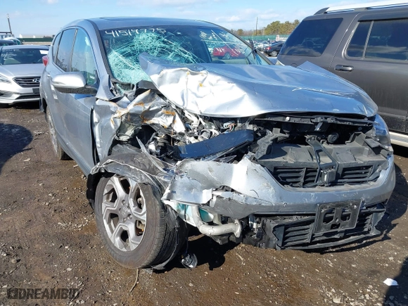 2019 Honda CR-V EX-L with VIN 7FARW2H82KE038737, listed as a IAAI auction lot 41519775 with 57,349 mi miles. Bid and sale history available at carsss.com. Image 6.